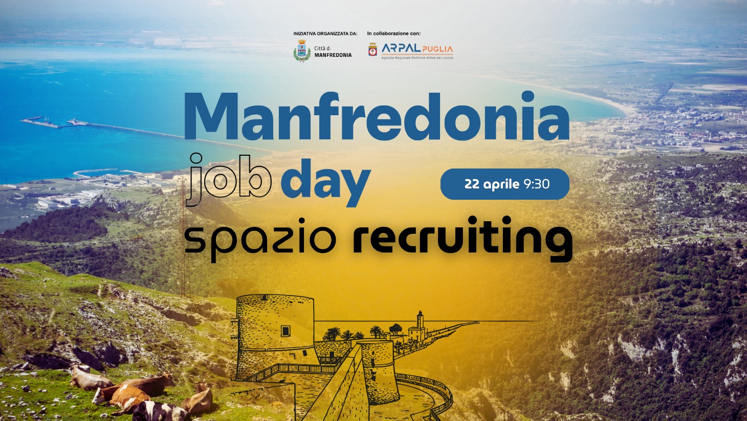 MANFREDONIA: ARPAL E COMUNE INSIEME PER RECRUITING CON IMPRESE DEL TERRITORIO