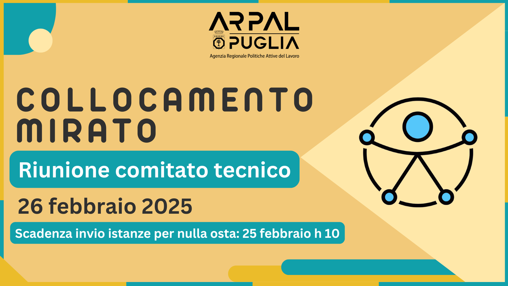 Collocamento mirato: il 26 febbraio 2025 la prossima riunione del Comitato Tecnico
