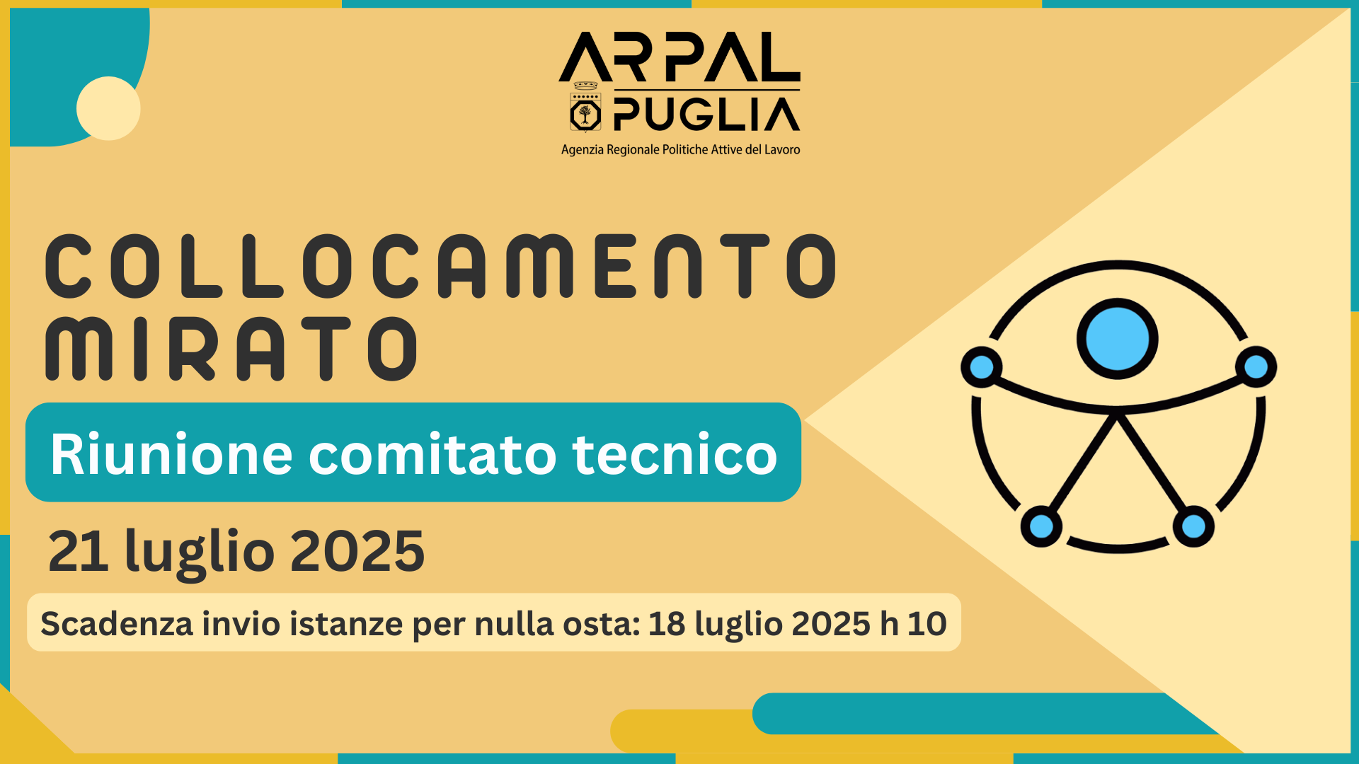 Collocamento mirato: il 21 luglio la prossima riunione del Comitato Tecnico