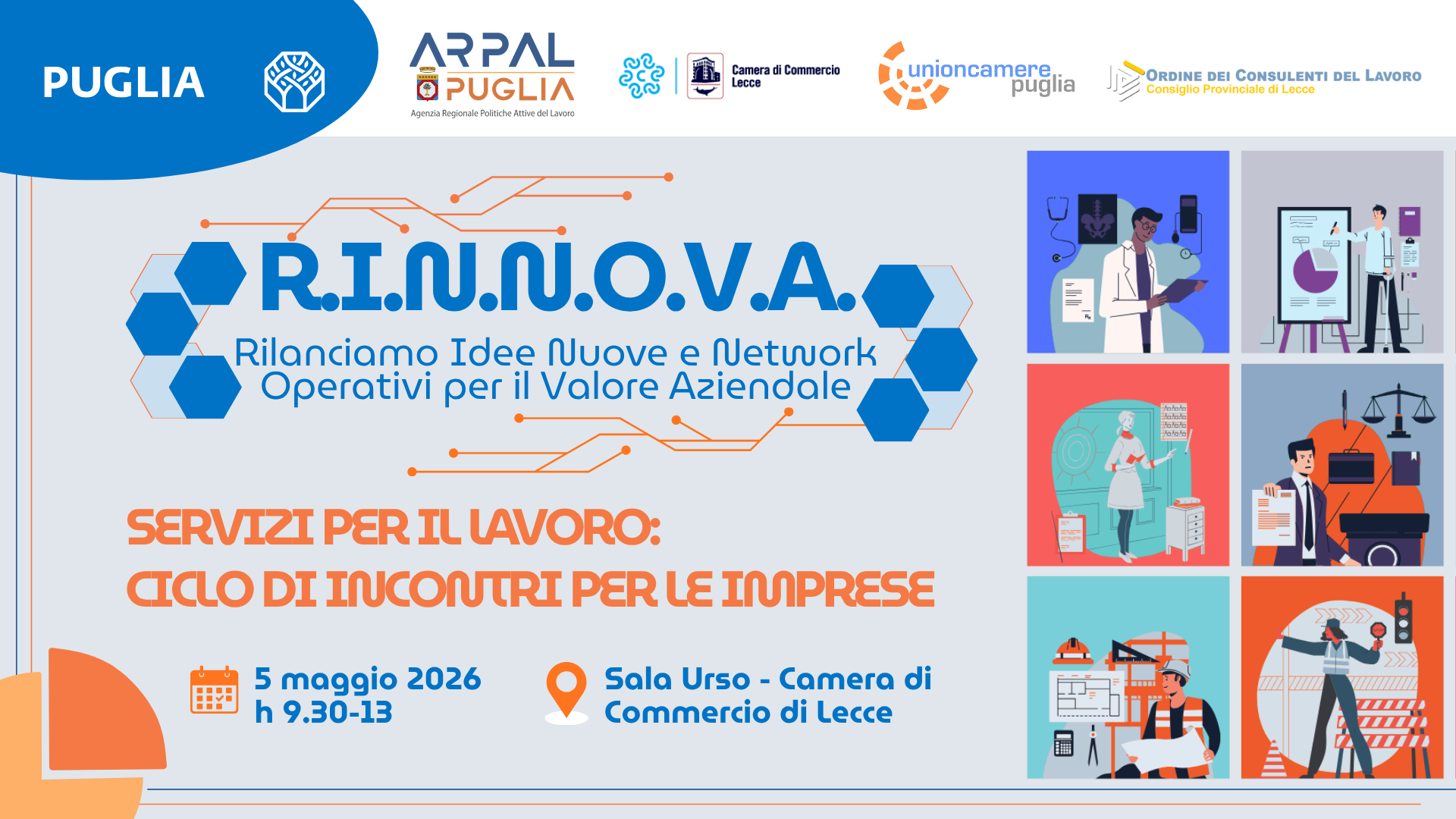 AL VIA "R.I.N.N.O.V.A.", CICLO DI INCONTRI RIVOLTI ALLE IMPRESE